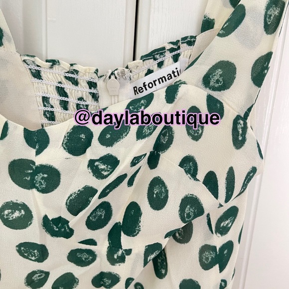 ReformationFulton Dress Tapioca - Picture 8 of 9